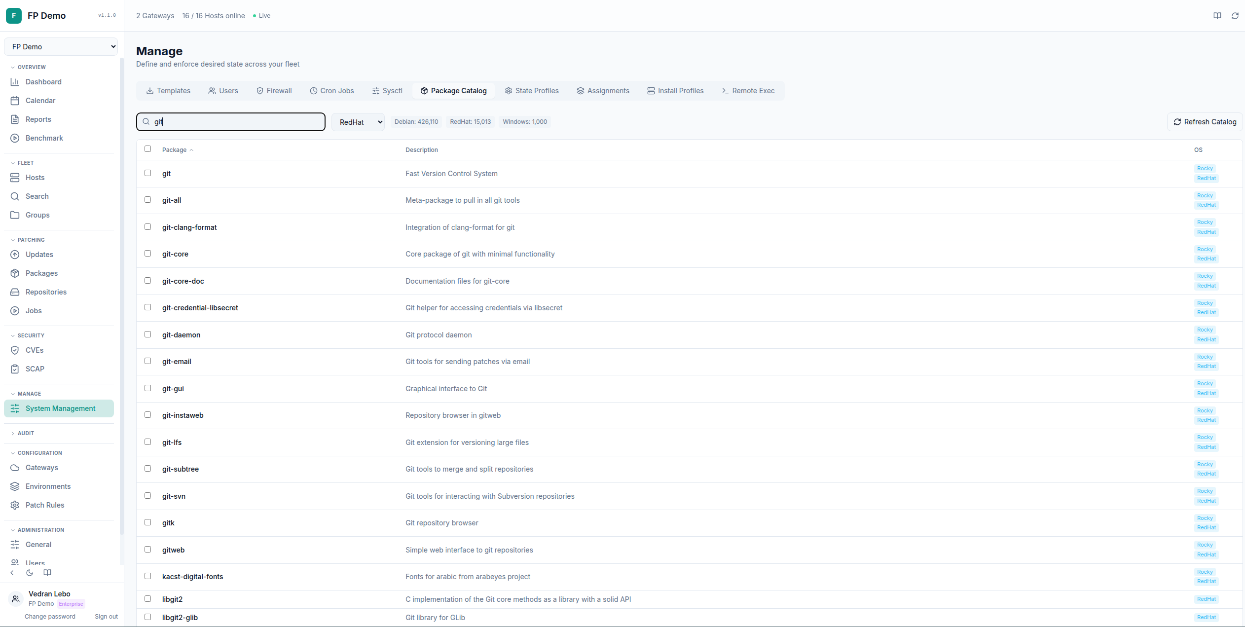 OpsFabric Package Catalog
